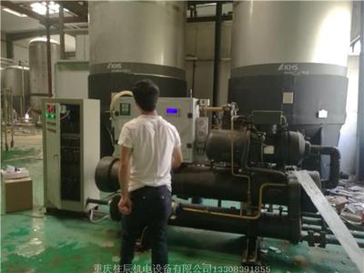 重庆中低温螺杆中央空调保养，乙二醇冷水机组维修